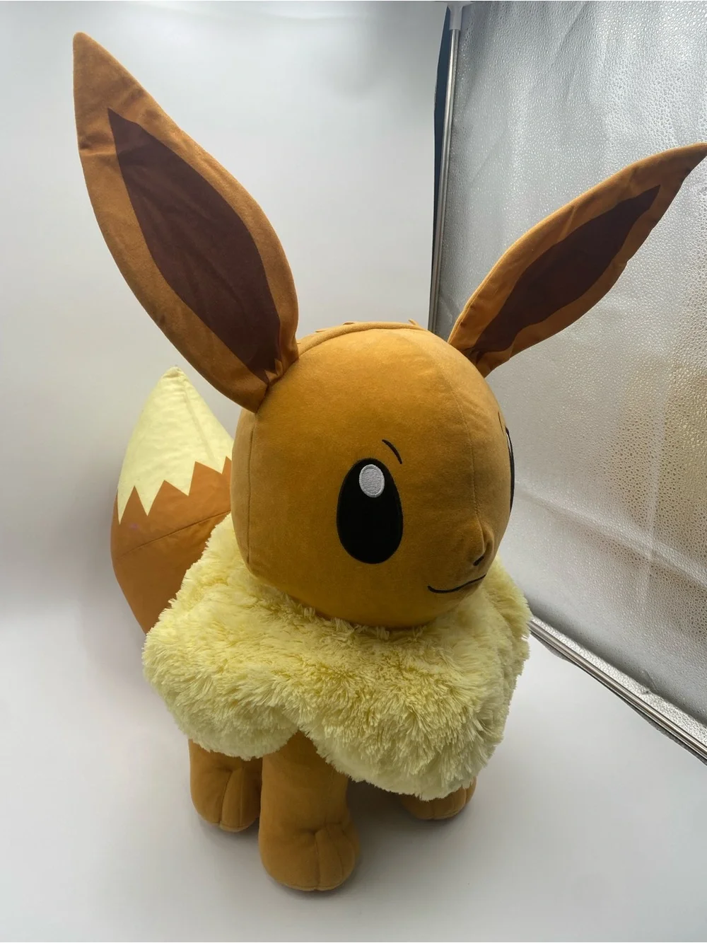 Pokemon Eevee Plush Costume Hood in Brown and Cream